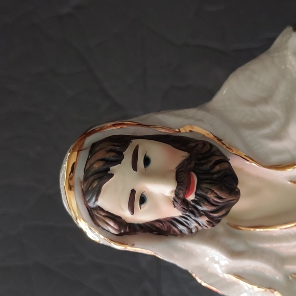 Joseph Figurine 11.5inHx5.5inW Ivory/Gold Trim - Picture 10 of 11